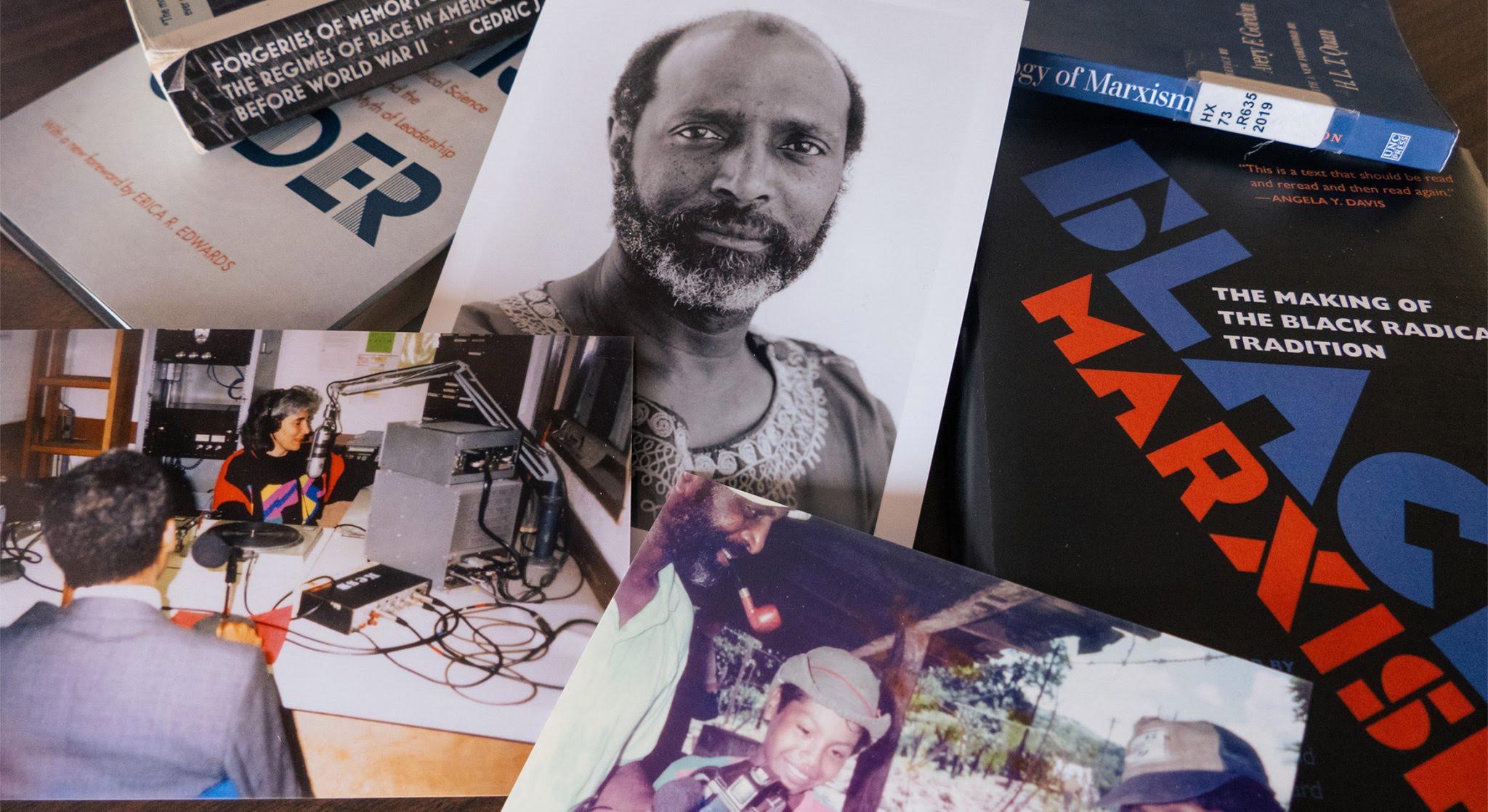 Robinson Archive Collage featuring portrait of Cedric Robinson